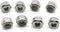 #4-40 UNC Nylon Insert Lock Nut, 18-8 Stainless Steel, Plain (Pack of 100) by Fullerkreg
