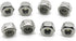 #4-40 UNC Nylon Insert Lock Nut, 18-8 Stainless Steel, Plain (Pack of 100) by Fullerkreg