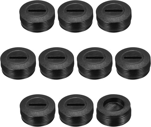 Carbon Brushes Holder Caps, Plastic Cover Caps for Motor Brushes - 20mm OD/8mm, 10 Pcs