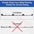 Duco 12 Inch Inside Profile (1 Pack) R Panel Foam Closure Strips for Metal Roofing Panels - 3 Feet Long, Black Rib Corrugated Metal Roof Foam Closure Strips