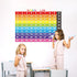 Numbers 1-100 Chart Bulletin Board Borders Classroom Decorations Educational Math Posters Learning Banner Tool Wall Door Decor Kindergarten School Office Home Teacher Supplies (Poster Fold Package)