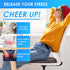 WISIMMALL 14.5" 10.5" Tailbone Gel Seat Cushion Portable Massage Travel Cushions, x Thick Foldable Seat Cushion for Car