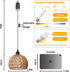(2) Battery Operated Hanging Outdoor Chandelier, Battery Power Pendant Light, Gazebo Lights Outdoor Waterproof
