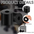 Fabbay Multi Purpose Rubber Spacer, Black Rubber Bushings 3/4 Inch OD x 1/4 Inch ID, 64 Pcs for Home