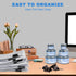 Binder Clips Assorted Sizes, 208 PCS Metal Black Clips, Office Supplies File Clamps Paper Clips in 6 Boxes