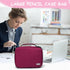 VASCHY Large Pencil Case, Art Color Pencils Pouch with Detachable Layers for School Office Stationary Organization