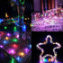 Waterproof,2 Pack 240LED 24M/80Ft 8 Lezonic Outdoor Solar Christmas Lights Total Garden Light Waterproof Modes Outdoor