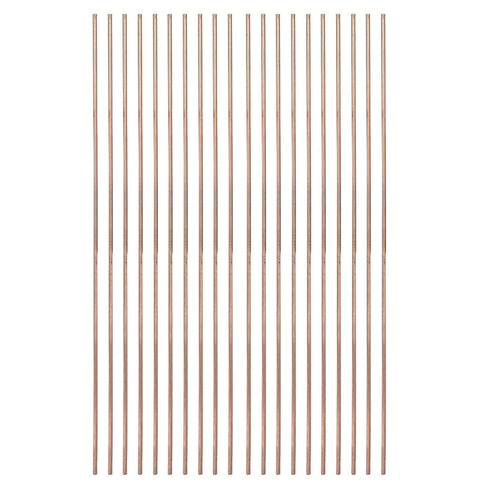 20Pcs Copper Welding Rod, Self-fluxing Brazing Round Welding Rod for Low Temperature Welding