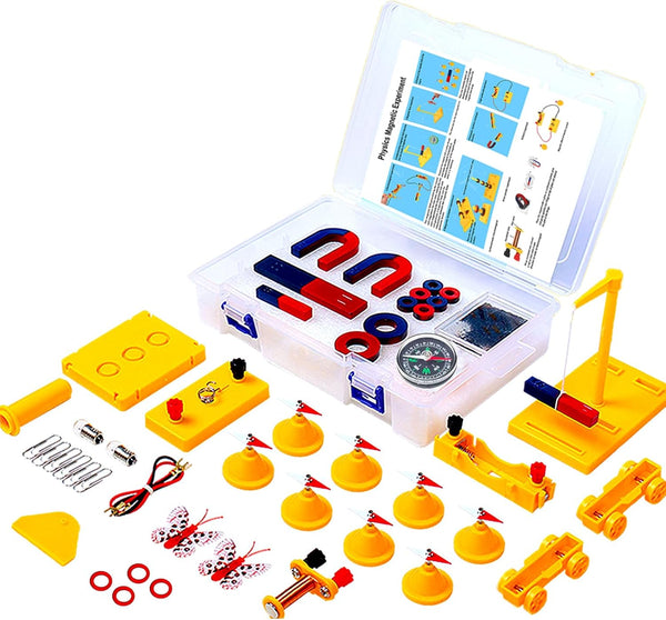 EXBEPE Large Science Lab Magnet Kit Physics Electromagnet Experiment Set for School