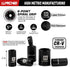 48 1/4 Inch Set, (4-14mm) 6-Point,with 72 Set, 3 Inch LLNDEI Piece Mini Socket Ratchet Wrench Metric Shallow Socket