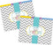 Barker Creek Designer File Folders - Set of 24, Beautiful Chevron, Multicolor Chevrons, Letter Size, 1/3 Cut Tabs