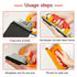 Hand Sander, Sandpaper Holder with Sponge Handle, 7 x 3.5 inch Manual Sanding Block for Polishing