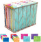 Global Printed Products Deluxe Designer Hanging File Folder Kit - Includes Metal Hanging Basket, 12 Hanging Folders, 24
