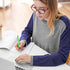 Eersida 4 Pieces Inspirational Bible Pens with Matching Gift Case, Refillable Purple Writing for Women and Men