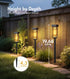 24 Inch IP65 PASAMIC Solar Pathway Lights Outdoor, Tall Solar Landscape Lights, Waterproof Outdoor Lights, Warm White