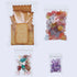 4 Sizes 100 Pack Clear Reclosable Zipper Storage Bags - Resealable Lock Seal Zipper for Jewelry and Vitamins