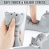 Kanayu 2 Pcs Mouse Pad Wrist Support, Cute Cat Wrist Rest Foam for Women, Non-Slip Desk Accessories Cushion