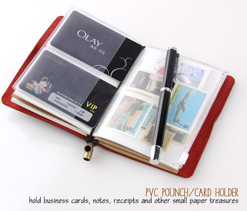 Refillable Handmade Travelers Notebook, Leather Travel Journal Notebook for Men & Women, Perfect for Writing, Gifts,