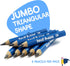 Short 2B Jumbo Pencils for Kids, 5 MM Fat Core, Thick Triangle Shape, 2-8 Year Olds, Preschoolers, Single Pack with