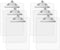 Plastic Transparent Clipboards Set of 6, Strong 12.5 x 9 Inch Clipboards Holds 100 Sheets, School Supplies