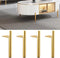 Autuwintor 7 inch Gold Furniture Legs, Set of 4 Heavy Duty Metal feet