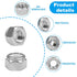 Yinpecly 110PCS 1/4"-20 Nuts,304 Nylon Insert Hex Lock Stainless Steel Locknuts,Hex Drive,Coarse Thread,Self-Locking