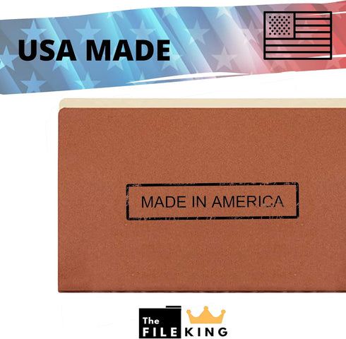 The File King Expanding Accordion File Folder - Legal Size | 3.5" Expansion - Store and Organize Papers | Carton of 50