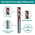 4-Edge 5/16 Upper-Cut Drill Bit for CNC Machine Tools, Carbide Drill Bit for Carbon Steel, Alloy Steel, Tool Steel,