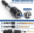 11 Pieces Metric Screw Extractor Set, Easy Out Bolt Extractor Set for Removing Broken Screws, Bolts, and Studs
