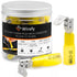 Wirefy 90 PCS Heat Shrink Piggyback Spade Connectors, 3 Way Wire Connectors, Double Spade Connectors