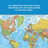 Waypoint Geographic Blue Ocean Series World Wall Map, Laminated Educational Poster, 24” H x 36” W