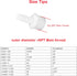 JoyTube 1/2" Barb X 3/4" NPT Male Thread Adapter - Plastic Hose Barb Fittings (Pack of 6)
