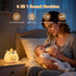 20 3 Baby Sound Machine, Soothing Sounds White Nosie for Sleeping, Rechargeable Night Light with Speaker, Brightness