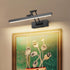 15.7' Inch Dimmable Picture Light Battery Operated Long Rechargeable Wall Sconce LED Library Light with Swing Arm