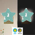 Burbuja 0.2W Bunny LED Night Light Plug into Wall Star-Shaped Nightlight Dusk to Dawn Auto Sensor for Bedroom Bathroom
