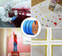 3 Pack Blue Painters Tape, 1 inch Wide Masking Tape for Multi-Surface, Indoor & Outdoor Use, 270FT Total