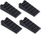 Door Stopper 4 Pack, Flexible Rubber Wedge Holder for DIY Furniture Levelers in Home, Office, School, and Factory