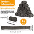 Steel Wool Pads 0000 15PCS - Steel Wool Roll Glass Wood Fabric Metal Extra Fine Steel Wool 0000 Polishing Chrome Glass Polishing Pads Wool Steelwool Mice Control Weep Hole Covers Walls Fill