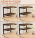 Clamp on Desk Organizer Shelf, Heavy-Duty 2-Tier Adjustable Storage Extender for Desktop Accessories and Gaming