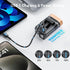 365nm 9 2 LED Small Powerful EDC Flashlight, UV Black Light, Mini Led Flashlight High LM, USB C Rechargeable Mini