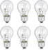 6-PCS A19 Halogen Light Bulb, 43 Watt 120V E26 Base, 60W Replacement
