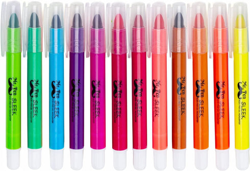 Mr. Pen Highlighters, Gel Highlighter - Pack of 12, No Bleed Highlighter, Bible Highlighters, Assorted Colors