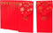 Honbay 10PCS Chinese Red Envelopes, Lucky HongBao Money Pockets, 17.7x8.5cm/6.97x3.35inch - Prosperity and