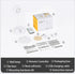 Generic 2200mAh Bulb 3 Dimmable 360 1 Cat's Eye Motion Sensor Picture Light, Spotlight Painting Light, LED Wall Sconce