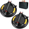 Glass Suction Cups 2 Pack, 8 inch Vacuum Suction Cup to Lift Large Glass, 330 LBS Lifting Capacity Heavy Duty