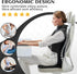 Cooushing Gel Seat Cushion, for Long Sitting -Double Thick Gel Seat Cushion Breathable Honeycomb Chair Cushion