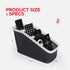 Remote Control Holder Set of 2, 4 Compartment Organizer for TV Remotes, Desktop Storage