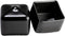 Made in USA Prescott Plastics 0.75" Square Vinyl Plug Insert (10 Pack), Black Flexible Rubber End Cap