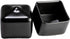 Made in USA Prescott Plastics 0.75" Square Vinyl Plug Insert (10 Pack), Black Flexible Rubber End Cap