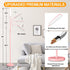 18W 1800LM Dimmable marctronic Pink LED Floor Lamp, Bright Floor Lamp with Remote & Works with Smart Plug, Timing Eye
